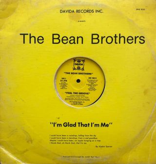 The Bean Brothers Feel The Groove Davida Great Modern Soul Boogie Disco Funk 12 "