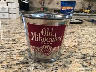 Vintage 1982 Old Milwaukee Beer Schlitz Brewing Co.  Ice Bucket / Pail