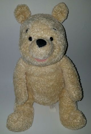 Winnie Pooh 12 " Bean Bag Plush Disney Teddy Bear Stuffed Animal Toy Yellow Soft