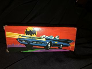 Vintage 1978 Batman Batmobile Bubble Bath W/ Box And Stickers Avon
