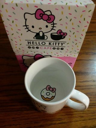 Hello Kitty Cafe Exclusive Ceramic Coffee Cup Tea Mug RARE 3