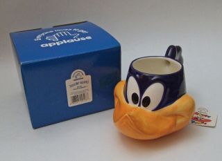 Vtg.  Warner Bros.  1989 Looney Tunes Road Runner Coffee Mug By Applause W/ Tag Nib