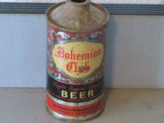 Bohemian.  Club.  Beer.  Colorful Irtp.  Cone Top