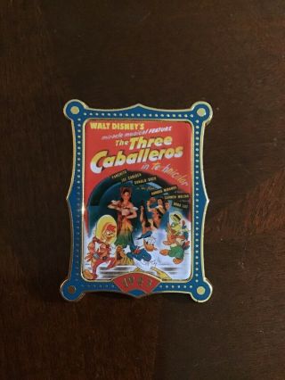12 Months Of Magic Movie Poster Three Caballeros Disney Pin 10087
