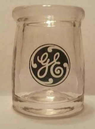 General Electric 3/4 " Oz.  Glass Coffee Creamer Bottle 1 7/8 " Tall