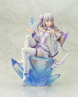 Xmas gift Emilia Re: Zero kara Hajimeru Isekai Seikatsu 1/8 Scale PVC Figure 2