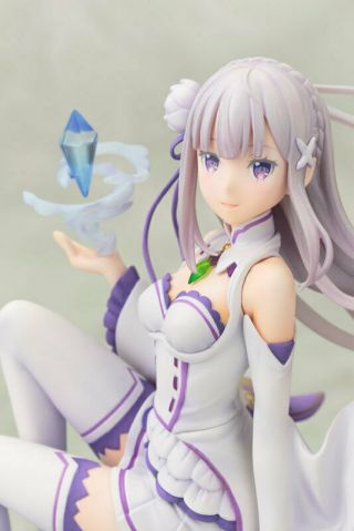Xmas gift Emilia Re: Zero kara Hajimeru Isekai Seikatsu 1/8 Scale PVC Figure 3