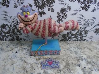 Disney Traditions Showcase Jim Shore Grinning Gheshire Cat Figurine With Tag