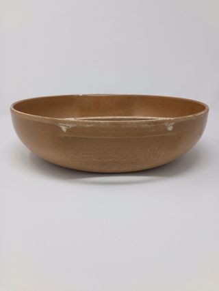 VINTAGE MID CENTURY ELLINGERS AGATIZED WOOD BOWL WITH HANDLES 11 1/2 INCHES 3