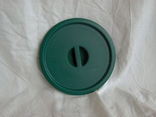 Tupperware One Touch Canister Coffee Scoop Cover Seal Lid 2717 Hunter Green