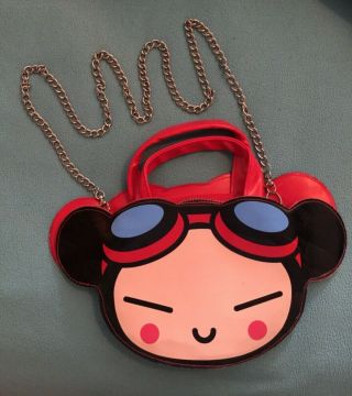 Pucca Anime Bag With Chain Gift Shape