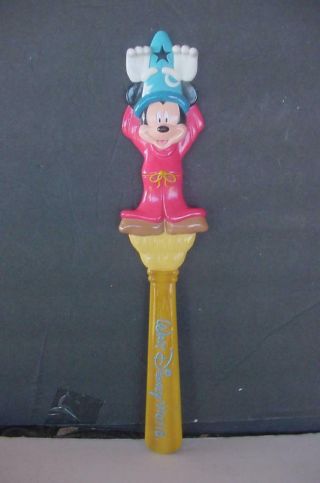 Walt Disney World Rear Mickey Sorcerer Fantasia Back Scratcher Hard Plastic