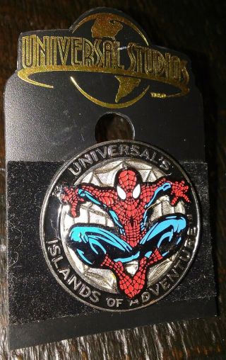 Universal Studios Spiderman Collectible Pin Authentic Vintage Rare A