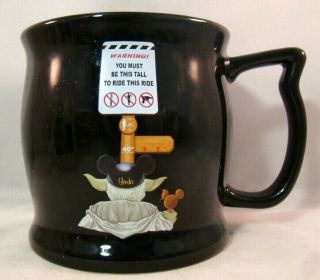Star Wars Yoda Coffee Mug Cup Disney Judge Me By My Size