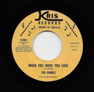 Jim Gamble - The Blues / When You Move You Lose (Blues/Funk,  45) 2