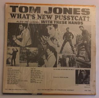 Tom Jones - What’s Pussycat - 1966 US 1st Press PAS - 71006 (EX) In Shrink 3