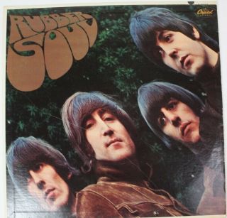 The Beatles Rubber Soul Mono Lp 1965 Vinyl Vg,  /vg,  T - 2442 Rock