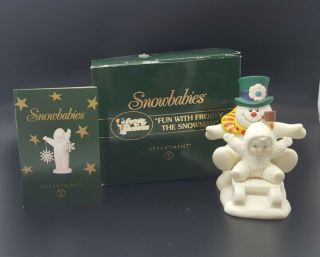2003 Fun With Frosty The Snowman Dept 56 Snowbabies Figurine