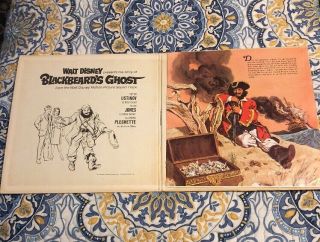 Walt Disney Presents The Story Of Blackbeard ' s Ghost 1968 Vinyl Album 3