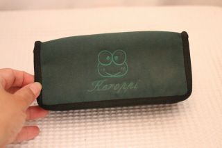 Vintage Sanrio Hello Kitty Keroppi Pouch Bag Pencil Case Holder