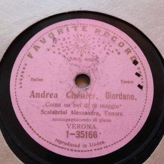 Alessandro Scalabrini Favorite Record 1 - 35160/6 Opera 78 Pagliacci - Andrea Cheni