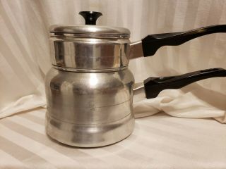 Vintage Aluminum Double Boiler,  Ready For Use Or Show