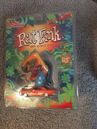 Rat Fink Racing Champions Mod Rods Diecast With Figure
