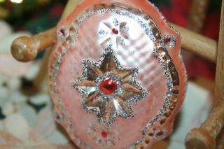 Christopher Radko Ornate Pink Easter Ornament made in Poland 2