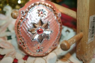 Christopher Radko Ornate Pink Easter Ornament made in Poland 3