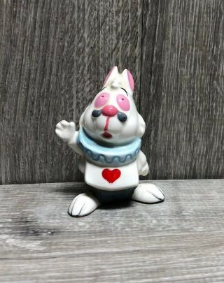 Vintage White Rabbit Walt Disney Productions Porcelain Ceramic Figure