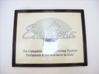 Vintage Filter Queen Empress Vacuum Cleaner Dealer Store Sign