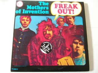 The Mothers Of Invention Freak Out 1966 Mono V - 5005 - 2 2 Record Set