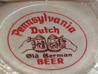 Pennsylvania Dutch Old German Beer Glass Ashtray