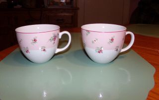 LAURA ASHLEY Set of 2 Cup Mugs Petite Fleur 2