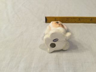 Ceramic Vintage Little Girl In White Bunny Suit Japan Easter rabbit cottontail 3