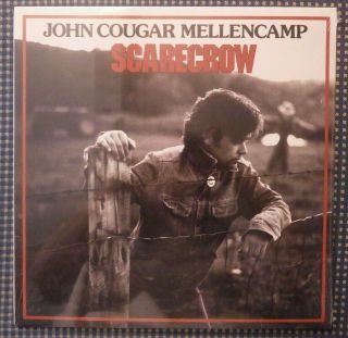 Rare Still John Cougar Mellencamp Scarecrow 1985 12 " Vinyl Record Lp