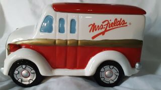 Mrs.  Fields Collectible Milk Delivery Truck Cookie Jar
