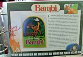 Willabee Ward W&w Disney Collector Patch 1942 Bambi Card