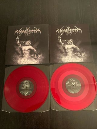 Nargaroth - " Era Of Threnody " Double Gatefold Lp (limited Edition Red Vinyl With