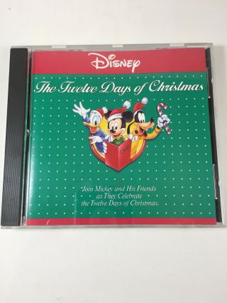 Walt Disney Presents The Twelve Days Of Christmas Cd 14 Tracks 1991 Holiday