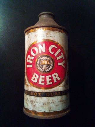 YUENGLING,  IRON CITY CONE TOP,  Beer Cans,  UNION LEADER Smoking Tobacco Tin,  (3) 3