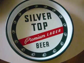 Silver Top Premium Lager Beer Tray Duquesne Brewing Company Pittsburgh Pa