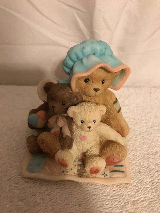 Pre Owned Cherished Teddies Figure 10th Anniversary Its Moments Like These