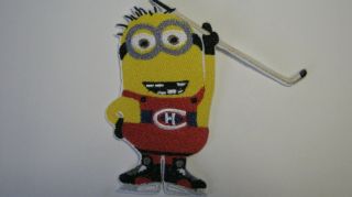 Despicable Me Hockey Player Minion Montreal Canadiens Embroidered Patch Badge