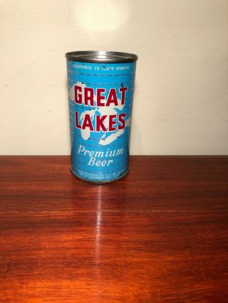 Great Lakes Flat Top Beer Can From South Bend In.  All