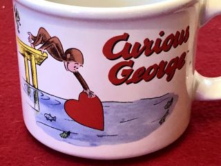 Curious George Soup Coffee Mug Cup 10 Oz