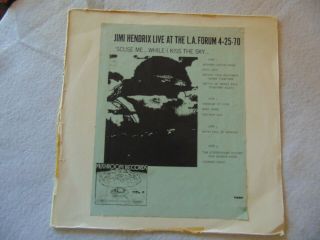 Jimi Hendrix - 2 Lps - Live At The L.  A.  Forum