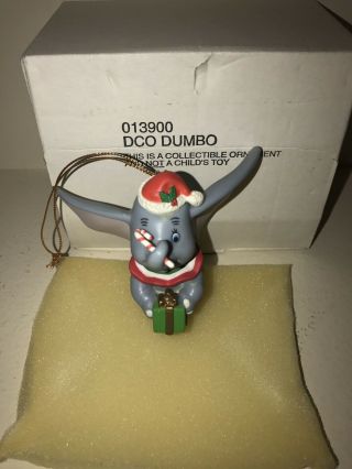 Disney Park Cute Dumbo The Elephant Figurine Christmas Ornament