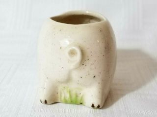 Vintage Ceramic Pig in the Grass Toothpick Holder Cute Lil ' Piggy  3