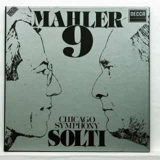 Sir Georg Solti - Mahler Symphony No.  9 Decca Digital 2xlps Box Ger Lp Nm,